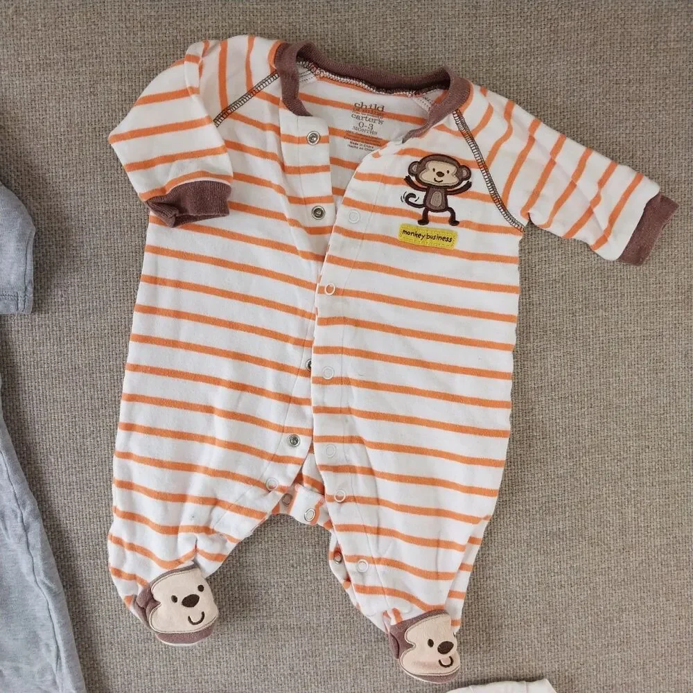 Baby Infant Boy Clothing Bundle Bodysuit Variety Of Colors 11 Pieces Newborn #8